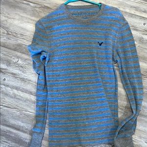 American Eagle Striped Long Sleeve